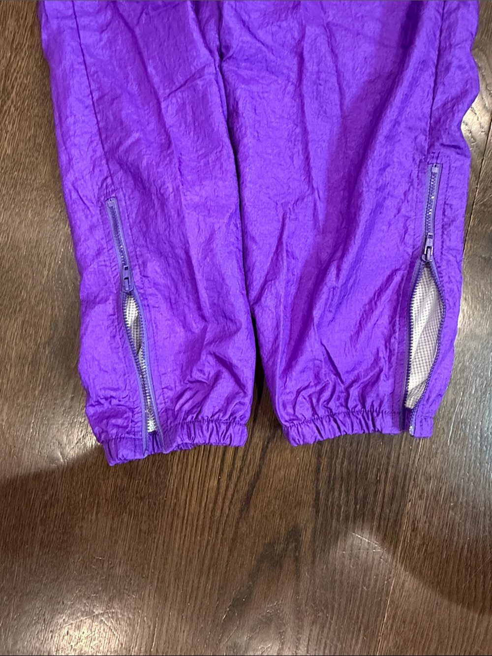 Vintage 80s Fila Vibrant Purple Track Pants with Pink Logo - Picture 6 of 10